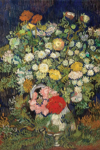 Post-Impressionism: Bouquet Of Flowers In A Vase by Vincent van Gogh