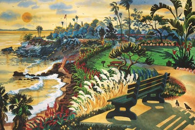 Heisler Park by Robin Wethe Altman canvas print