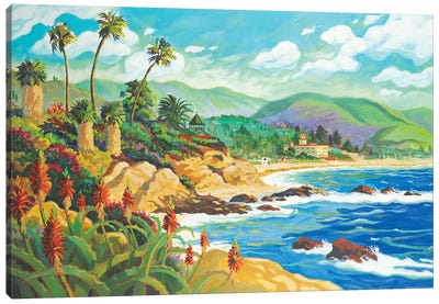 In Love With Laguna Canvas Art Print - Beach Art