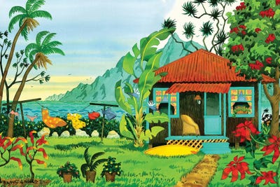 Island Getaway by Robin Wethe Altman canvas print