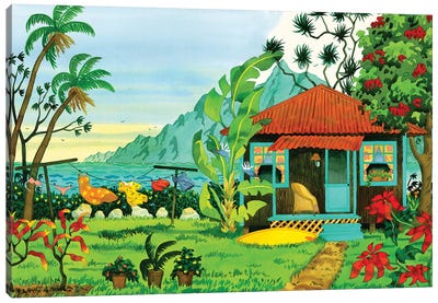 Island Getaway Canvas Art Print - Robin Wethe Altman