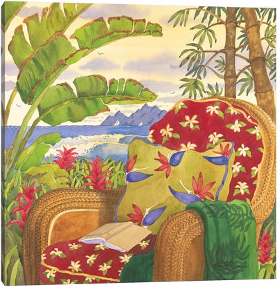 After A Long Day At The Beach Canvas Art Print - Robin Wethe Altman