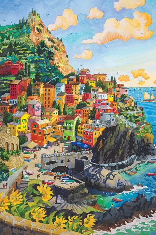 Manerola, Cinque Terre by Robin Wethe Altman wall art