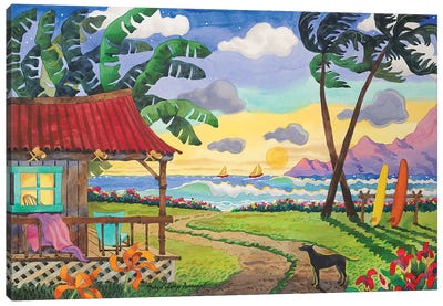 My Island Paradise Canvas Art Print - Robin Wethe Altman