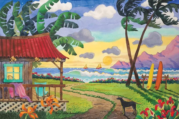 On Island Time: Sunset In Paradise by Robin Wethe Altman