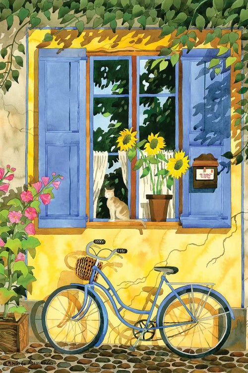 The French Bike by Robin Wethe Altman wall art