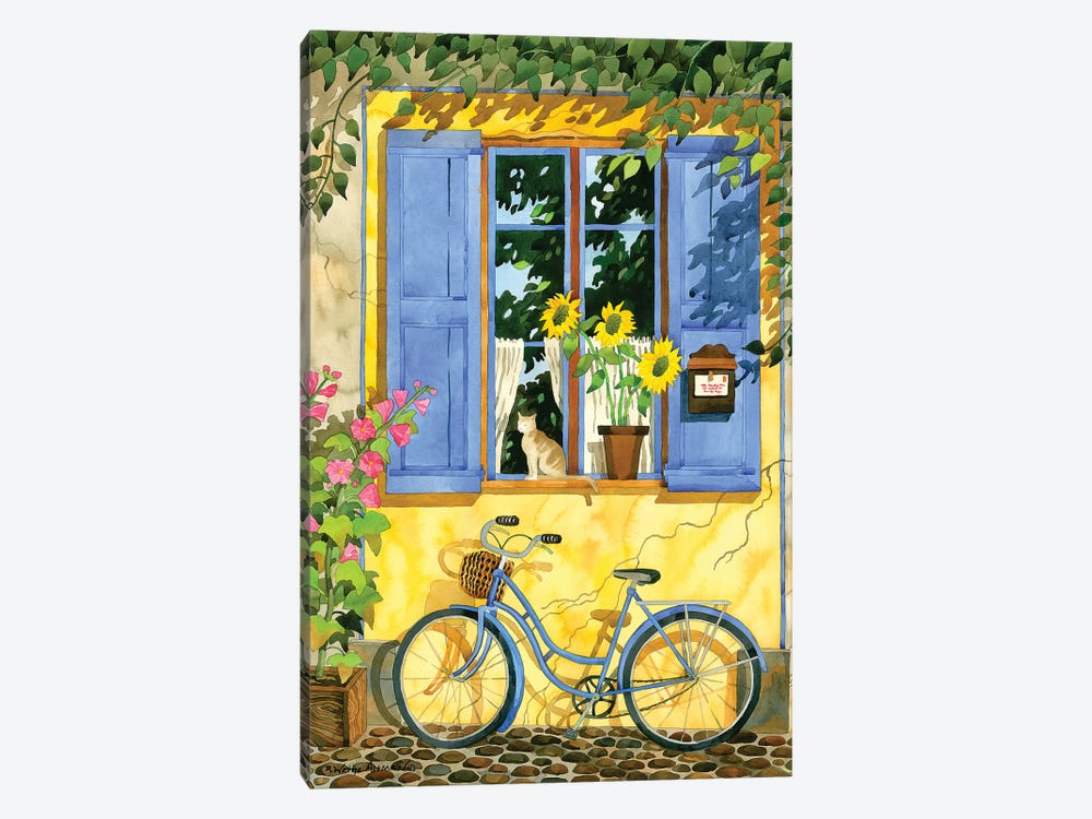 The French Bike by Robin Wethe Altman 1-piece Canvas Wall Art