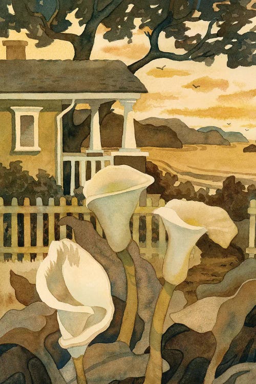 Craftsman Cottage By The Sea by Robin Wethe Altman wall art