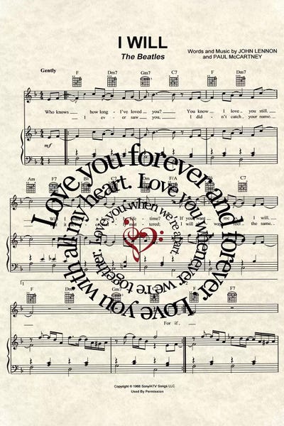 Bands: I Will by WordsAndMusicArt