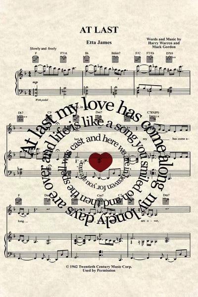 Music: At Last by WordsAndMusicArt