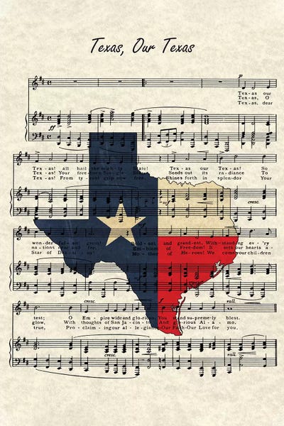 Hot Off the Presses: Texas, Our Texas by WordsAndMusicArt