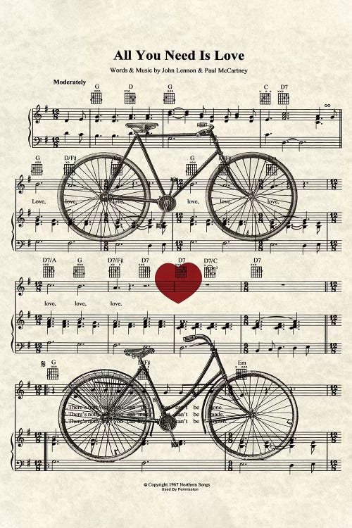 All You Need Is Love - His And Her Bicycles