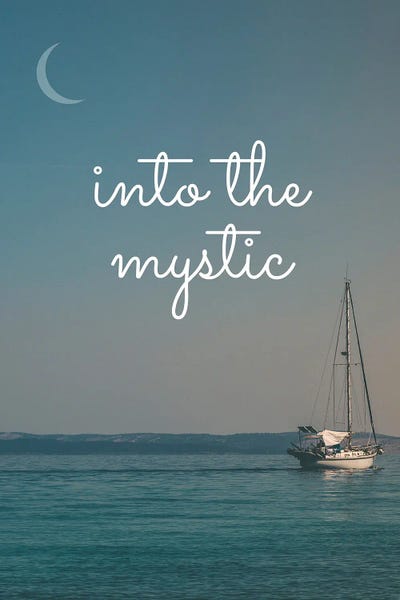 Into The Mystic 2 by WordsAndMusicArt framed wall art
