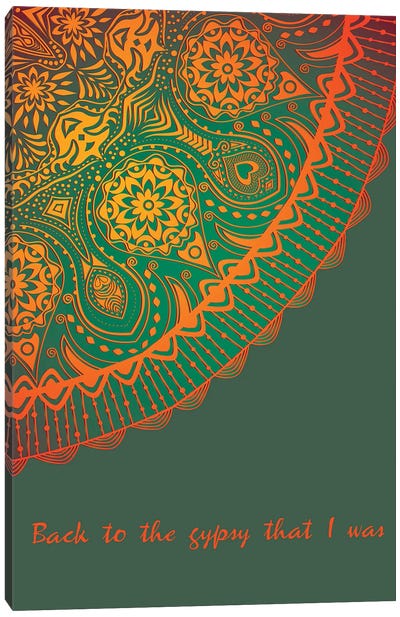 Gypsy | Fleetwood Mac Canvas Art Print - Mandala Art