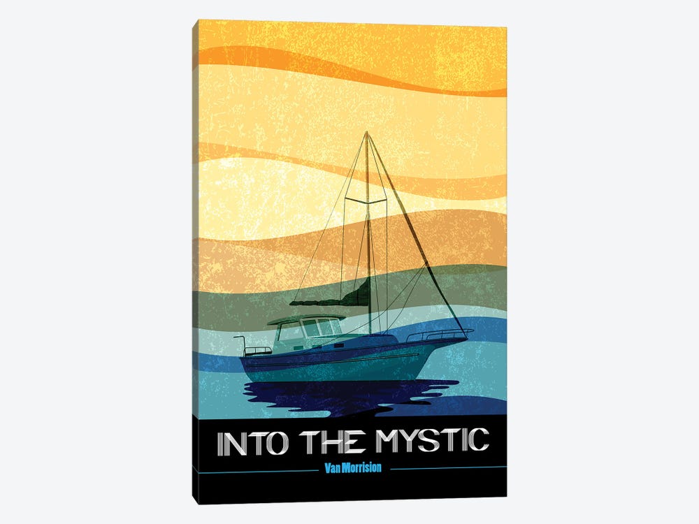 Into The Mystic Poster Art by WordsandMusicArt 1-piece Art Print