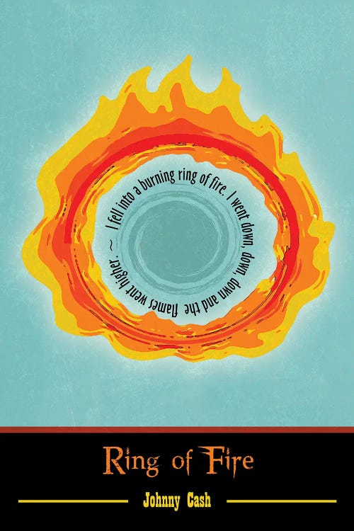 Ring Of Fire Poster Art