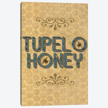 Tupelo Honey Poster Art Canvas Print #WAM98} by WordsAndMusicArt Canvas Art