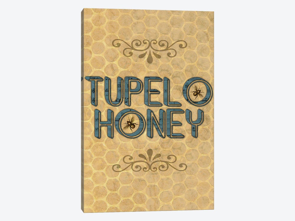 Tupelo Honey Poster Art by WordsandMusicArt 1-piece Canvas Art