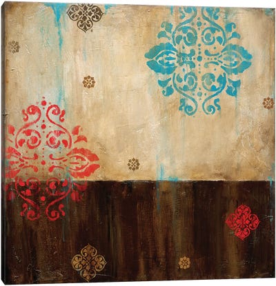 Damask Patterns I Canvas Art Print - Fleur-de-Lis Art