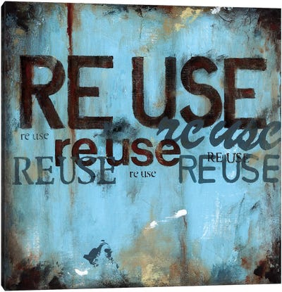 Reuse Canvas Art Print - Wani Pasion