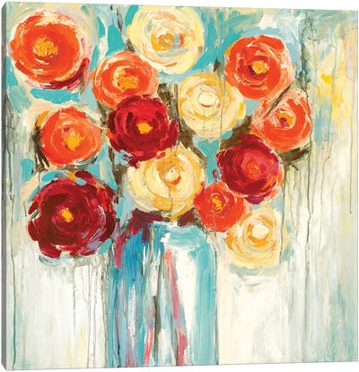 Sunlit Blooms Canvas Art Print - Wani Pasion