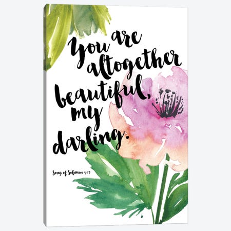 Beautiful In Every Way Canvas Print #WAO104} by Willow & Olive Canvas Art