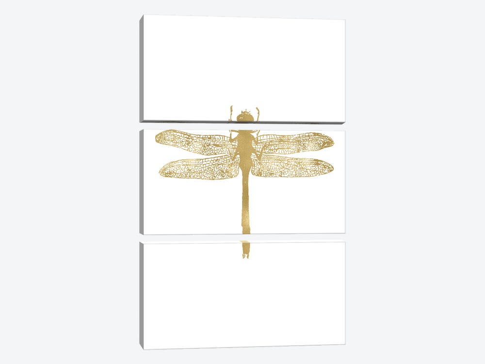 Dragonfly Gold by Willow & Olive 3-piece Canvas Print