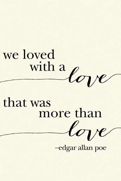 We Loved With A Love