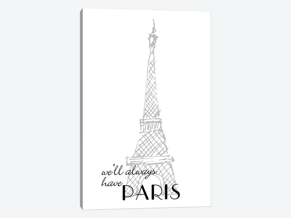 We'll Always Have Paris by Willow & Olive 1-piece Canvas Art