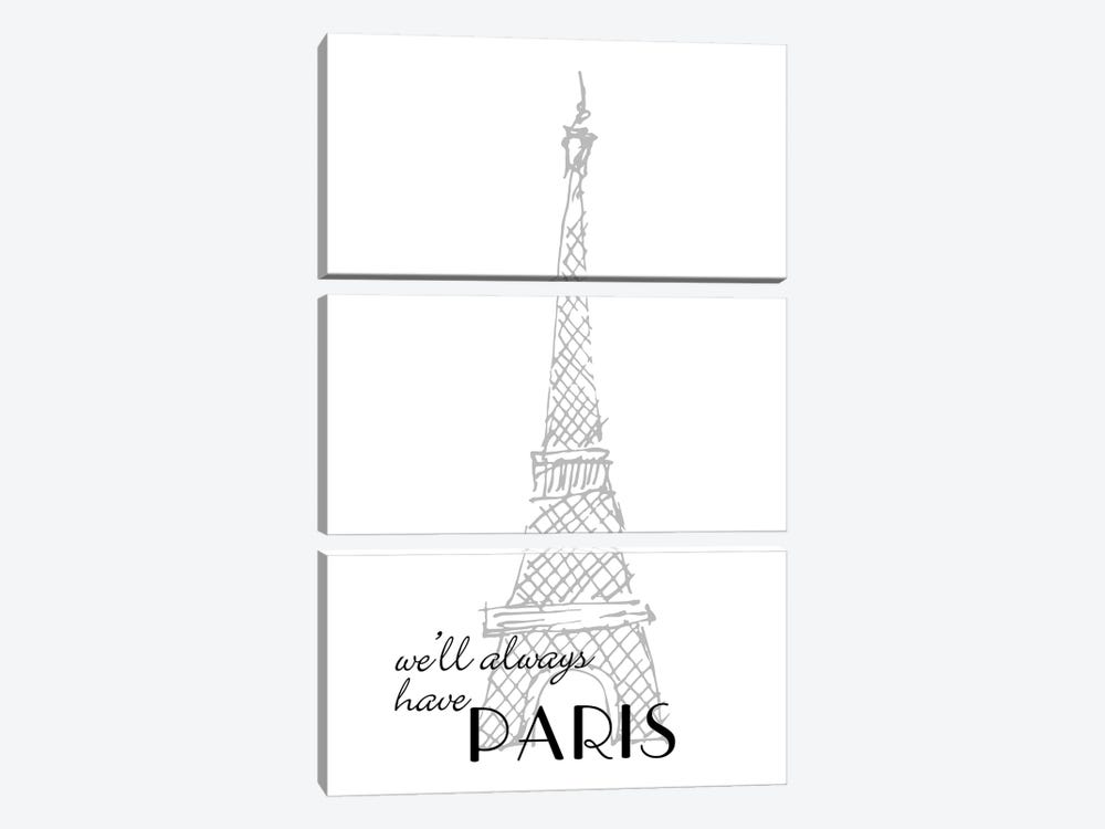 We'll Always Have Paris by Willow & Olive 3-piece Canvas Artwork