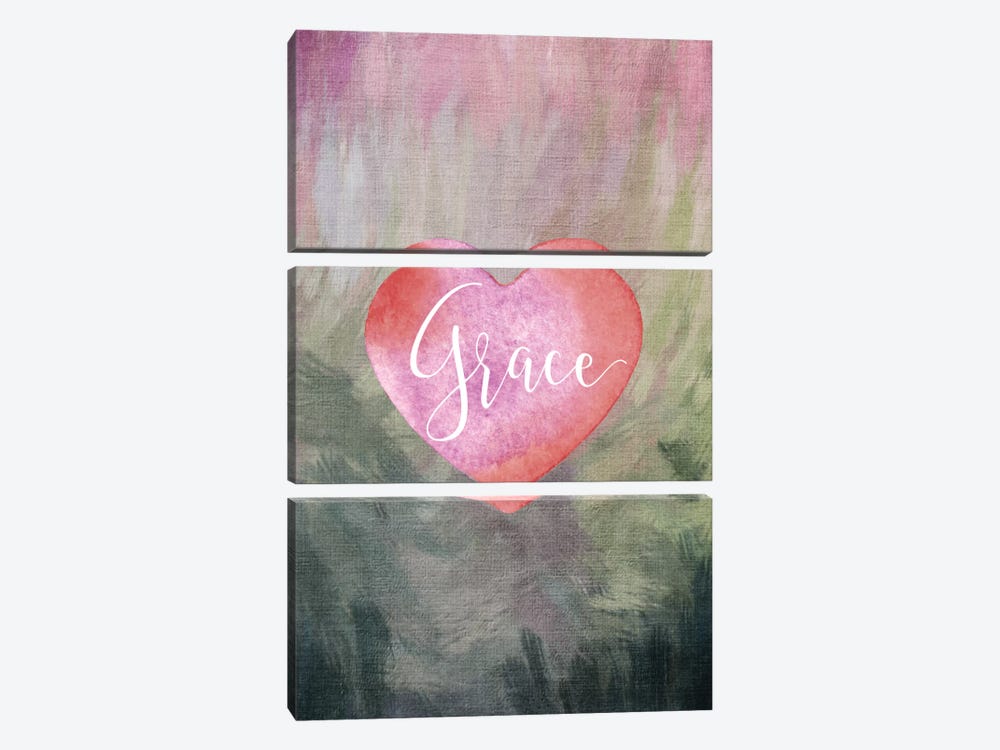 Grace Heart by Willow & Olive 3-piece Canvas Artwork