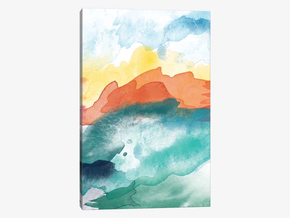 High Tide Abstract III by Willow & Olive 1-piece Canvas Art Print