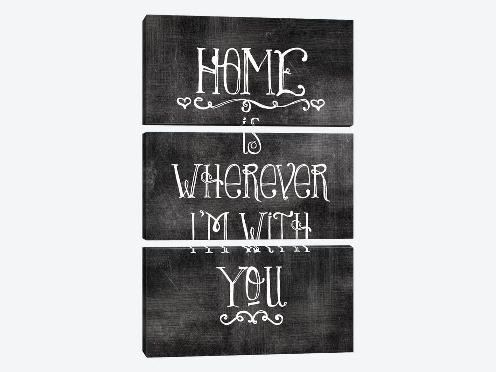 Home Is Wherever I'm With You by Willow & Olive 3-piece Canvas Wall Art