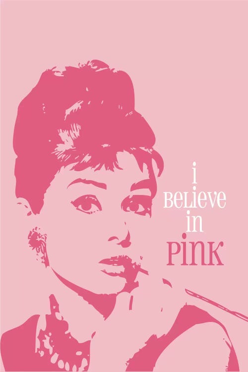 I Believe In Pink - Audrey Hepburn