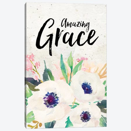 Amazing Grace Canvas Print #WAO2} by Willow & Olive Canvas Print