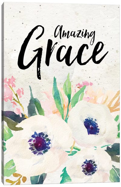 Amazing Grace Canvas Art Print - A Mom's Touch