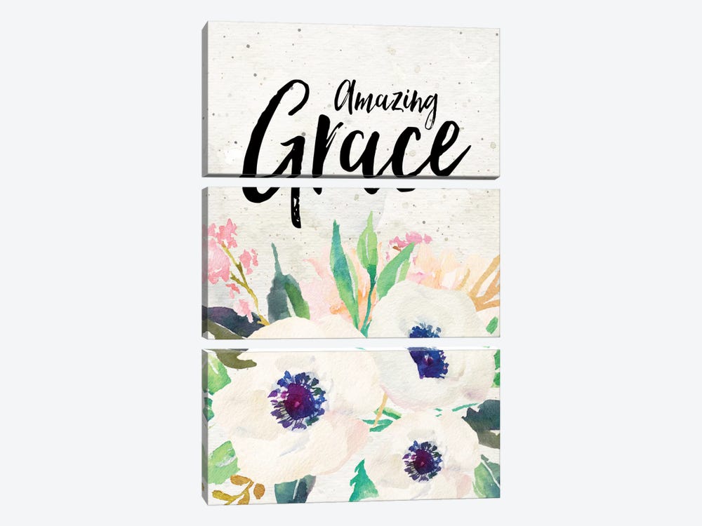 Amazing Grace by Willow & Olive 3-piece Canvas Print