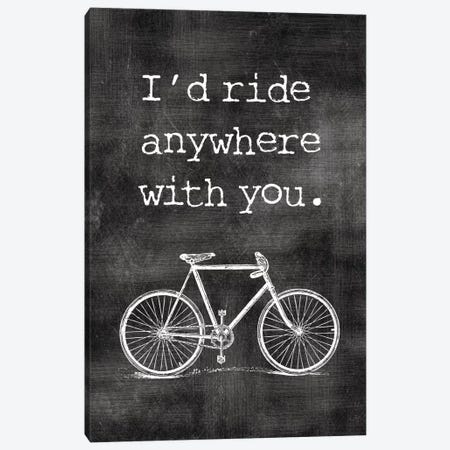 I'd Ride Anywhere With You Canvas Print #WAO32} by Willow & Olive Canvas Wall Art