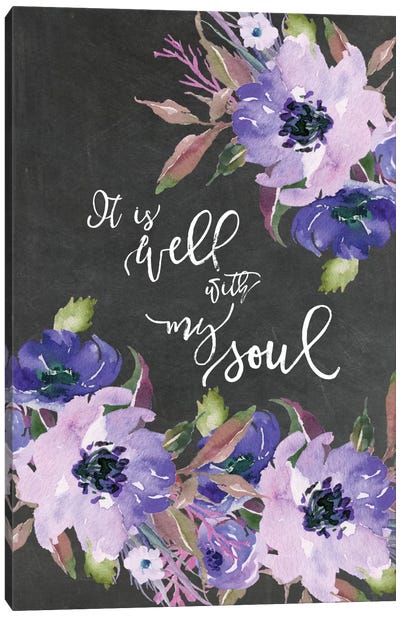 It Is Well With My Soul Canvas Art Print - Willow & Olive by Amy Brinkman