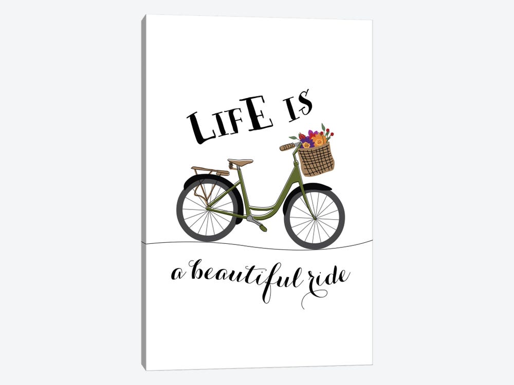 Life Is A Beautiful Ride by Willow & Olive 1-piece Canvas Art Print