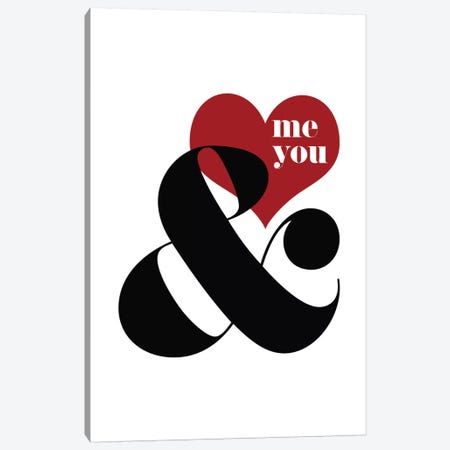 Me & You Canvas Print #WAO42} by Willow & Olive Canvas Print