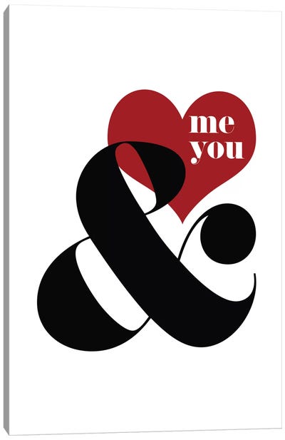 Me & You Canvas Art Print - Willow & Olive by Amy Brinkman