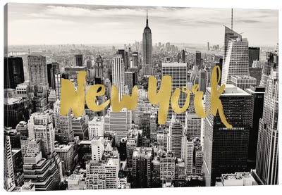 New York Skyline Canvas Art Print - A Word to the Wise