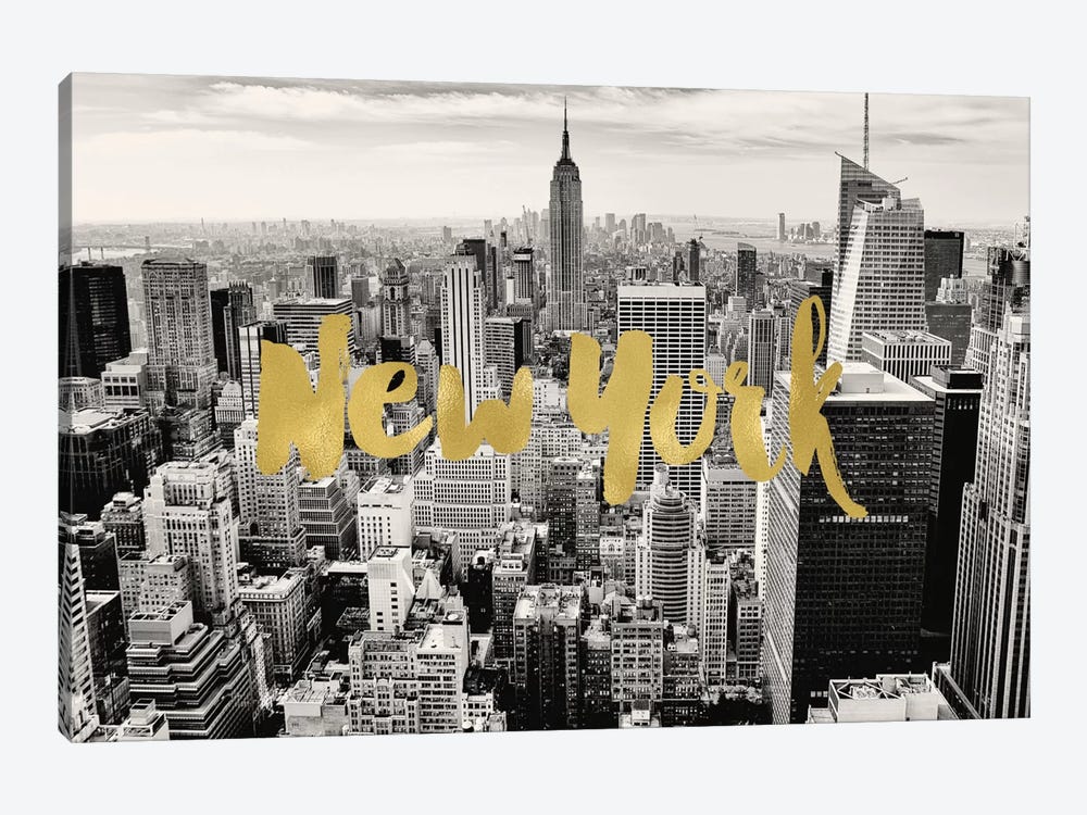 New York Skyline by Willow & Olive 1-piece Canvas Print