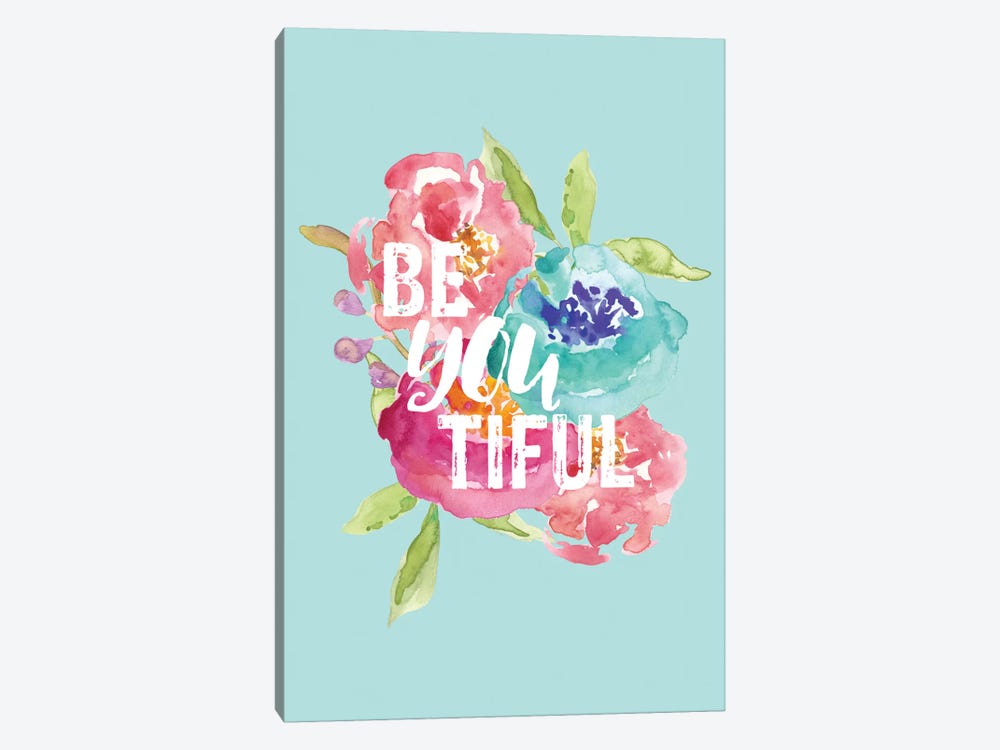 BeYOUtiful Floral by Willow & Olive 1-piece Art Print