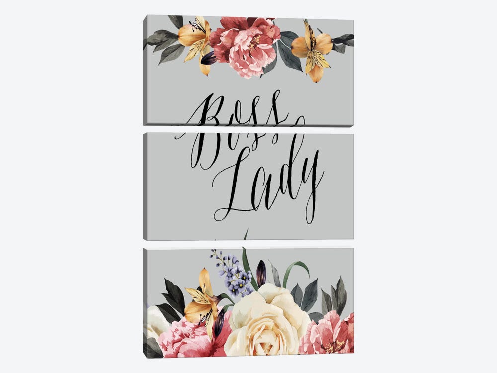 Boss Lady Roses by Willow & Olive 3-piece Canvas Wall Art
