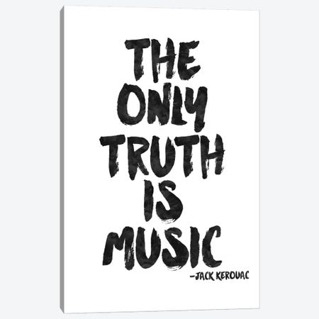 Truth Is Music - Kerouac Canvas Print #WAO64} by Willow & Olive Canvas Artwork
