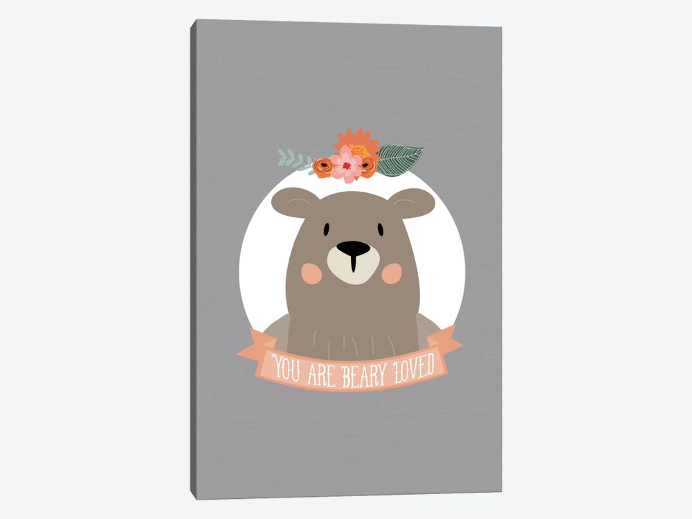 You Are Beary Loved by Willow & Olive 1-piece Art Print