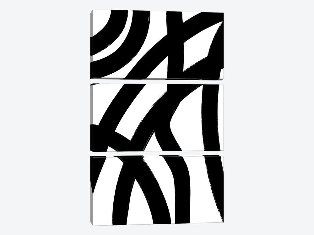 Abstract-Black-Lines by Willow & Olive 3-piece Art Print