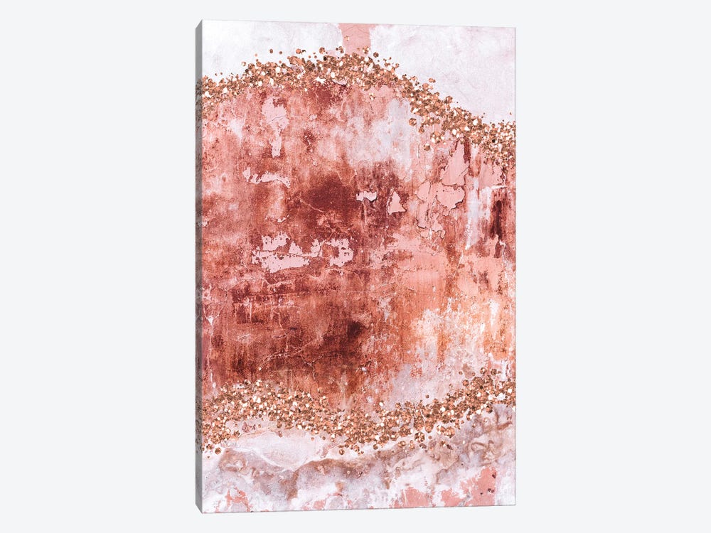 Rose-Gold-Gems-Blush by Willow & Olive 1-piece Art Print